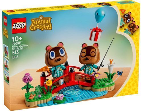 LEGO Animal Crossing Веселий день Timmy і Tommy на природі (77059) &ndash; фото товару LEGO з категорії LEGO Animal Crossing. Оригінал, доставка по Україні