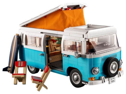 LEGO ICONS Фургон Volkswagen T2 Camper 2207 деталей (10279) &ndash; фото товара LEGO из категории LEGO Icons. Оригинал, доставка по Украине