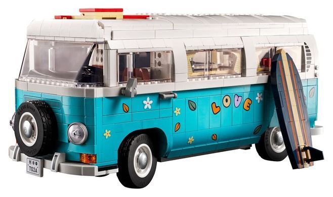LEGO ICONS Фургон Volkswagen T2 Camper 2207 деталей (10279) &ndash; фото товара LEGO из категории LEGO Icons. Оригинал, доставка по Украине