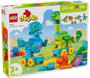 LEGO DUPLO 10451 Динозаври на колесах 3в1