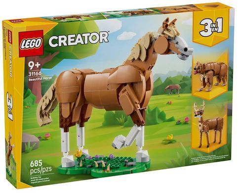 LEGO Creator Прекрасний кінь 685 деталей (31166) &ndash; фото товару LEGO з категорії LEGO Creator 3-in-1. Оригінал, доставка по Україні