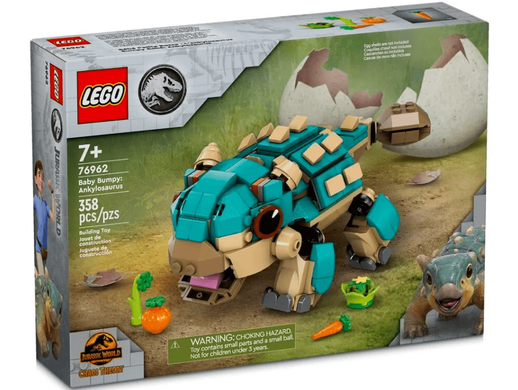 LEGO Jurassic World Малюк Бампі: Анкілозавр 358 деталей (76962) купити