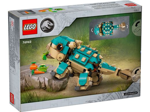 LEGO Jurassic World Малюк Бампі: Анкілозавр 358 деталей (76962) купити