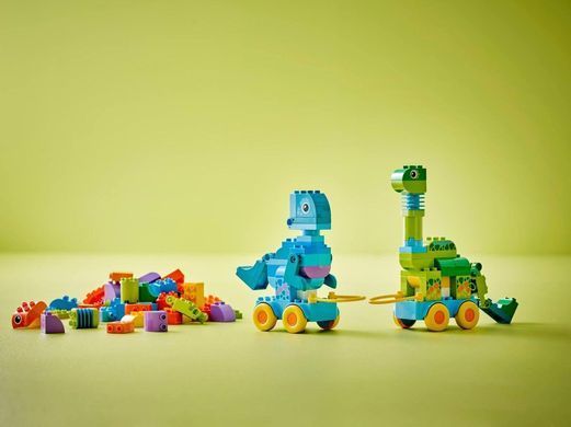LEGO DUPLO Динозавры на колесах 3в1 (10451) &ndash; фото товара LEGO из категории LEGO DUPLO. Оригинал, доставка по Украине