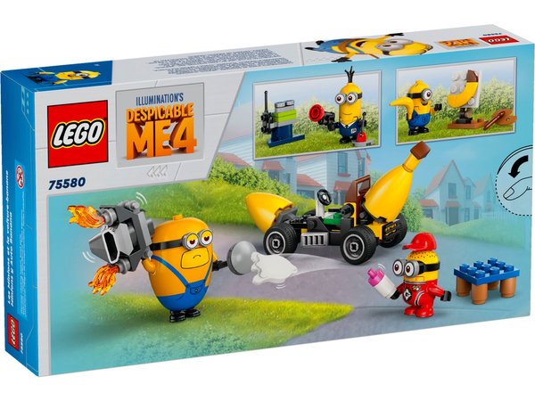 LEGO Minions Гадкий Я: Миньоны и бананомобиль 136 деталей (75580) купить