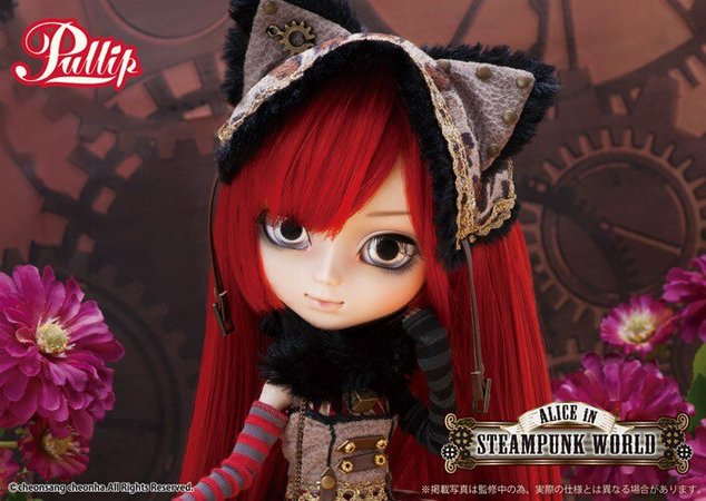 Коллекционная кукла Пуллип Чеширский Кот - Pullip Cheshire Cat Steampunk P-183 купити