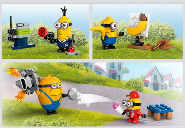 LEGO Minions Нікчемний я 4: Посіпаки й банановий автомобіль 136 деталей (75580) купити