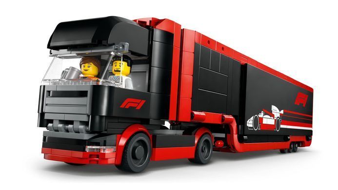 LEGO City 60445 Вантажівка F1 з автомобілями RB20 та AMR24
