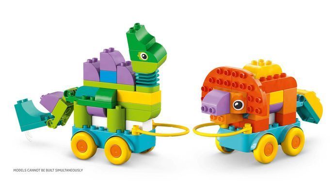 LEGO DUPLO Динозавры на колесах 3в1 (10451) &ndash; фото товара LEGO из категории LEGO DUPLO. Оригинал, доставка по Украине