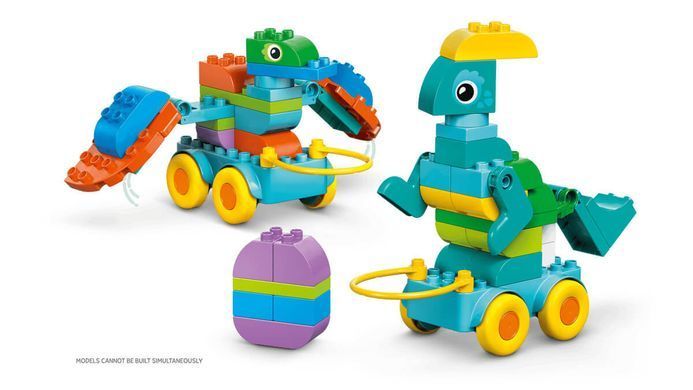 LEGO DUPLO Динозавры на колесах 3в1 (10451) &ndash; фото товара LEGO из категории LEGO DUPLO. Оригинал, доставка по Украине