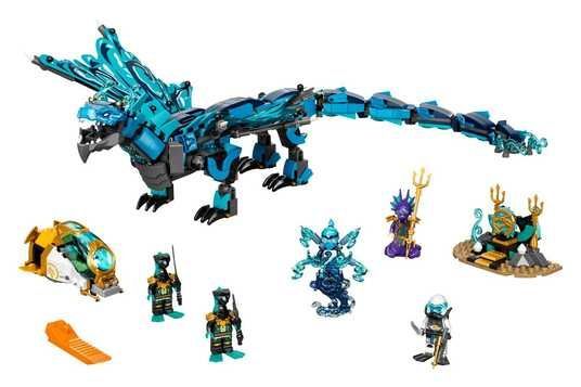 Конструктор LEGO NINJAGO Водный дракон 737 деталей (71754