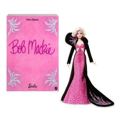 Коллекционная кукла Barbie Bob Mackie Pink Glamor (JBJ13) &ndash; фото товара Barbie Collector  из категории Коллекционные куклы Барби - Barbie Collector. Оригинал, доставка по Украине