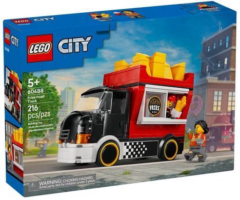 LEGO City Вантажівка з картоплею фрі 216 деталей (60488) &ndash; фото товару LEGO з категорії LEGO City. Оригінал, доставка по Україні