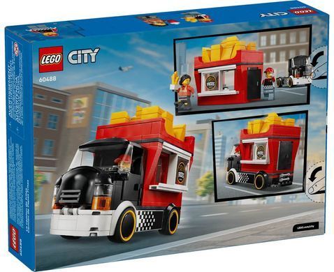 LEGO City Вантажівка з картоплею фрі 216 деталей (60488) &ndash; фото товару LEGO з категорії LEGO City. Оригінал, доставка по Україні
