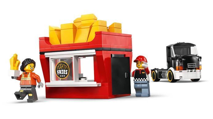LEGO City Вантажівка з картоплею фрі 216 деталей (60488) &ndash; фото товару LEGO з категорії LEGO City. Оригінал, доставка по Україні