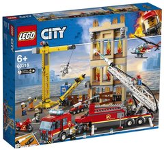 Конструктор LEGO City Центральная пожарная станция 943 деталей (60216)