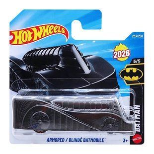 Базовая машинка Hot Wheels Armored Batmobile Batman 1:64 JJH72 &ndash; фото товара Hot Wheels из категории Машинки Хот Вилс - Hot Wheels . Оригинал, доставка по Украине
