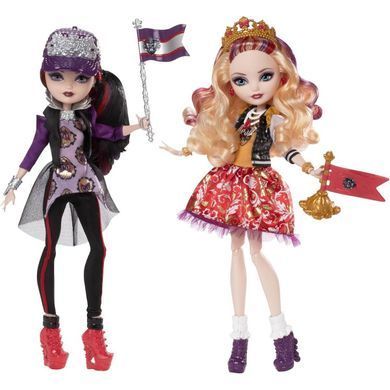 Набор кукол Ever After High School Spirit - Школьный дух Рейвен и Эппл (CJF67) &ndash; фото товара Ever After High из категории Куклы Ever After High (Эвер Афтер Хай). Оригинал, доставка по Украине