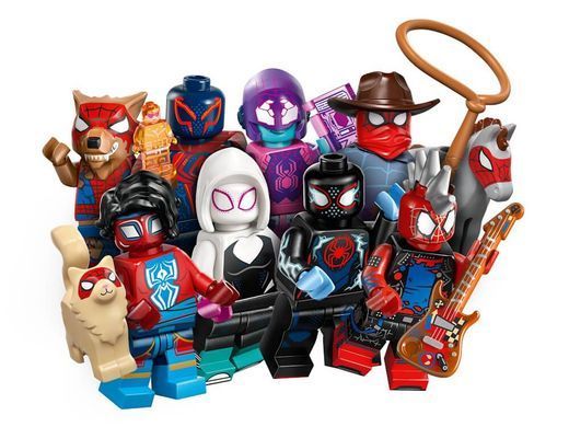 LEGO Minifigures Marvel Людина-павук: Крізь Всесвіт, повна колекція (71050-F) &ndash; фото товару LEGO з категорії LEGO Minifigures. Оригінал, доставка по Україні