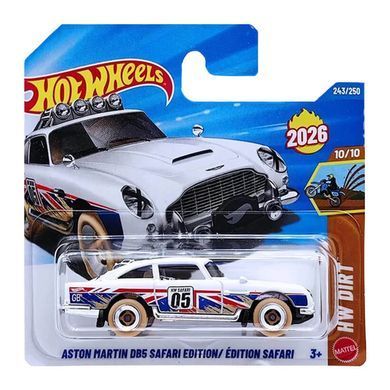 Базовая машинка Hot Wheels Aston Martin DB5 Safari Edition HW Dirt 1:64 JJH76 &ndash; фото товара Hot Wheels из категории Машинки Хот Вилс - Hot Wheels . Оригинал, доставка по Украине