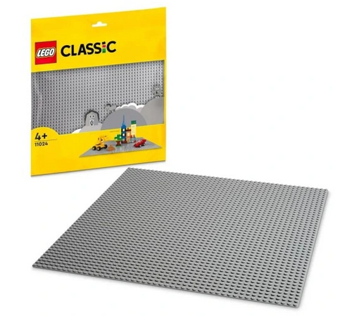 LEGO Classic Большая строительная пластина серого цвета (11024) купить