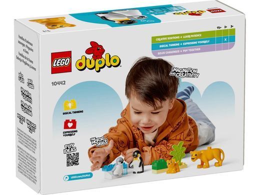 LEGO DUPLO 10442 Сімейства диких тварин: Пінгвіни та Леви