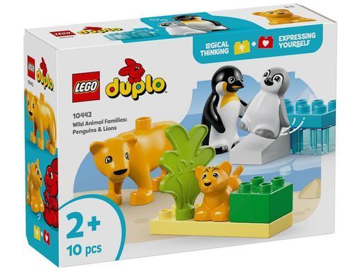 LEGO DUPLO 10442 Сімейства диких тварин: Пінгвіни та Леви