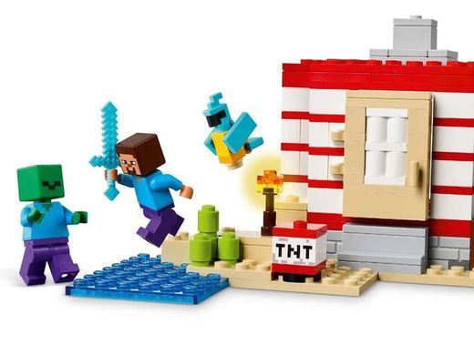 LEGO Minecraft Будинок з вибухівки в джунглях 287 деталей (21275) &ndash; фото товару LEGO з категорії LEGO Minecraft. Оригінал, доставка по Україні