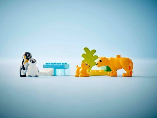 LEGO DUPLO 10442 Сімейства диких тварин: Пінгвіни та Леви