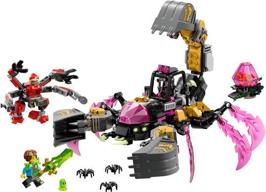 LEGO DREAMZzz Кошмарный землекоп-скорпион (71513) &ndash; фото товара LEGO из категории LEGO DREAMZzz. Оригинал, доставка по Украине