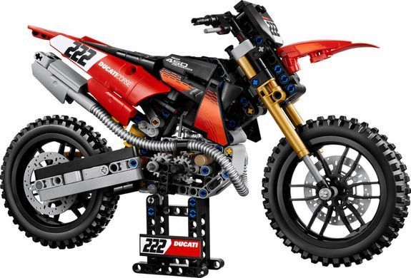 LEGO Technic Мотоцикл Ducati Desmo450 MX Factory (42238) &ndash; фото товару LEGO з категорії LEGO Technic. Оригінал, доставка по Україні