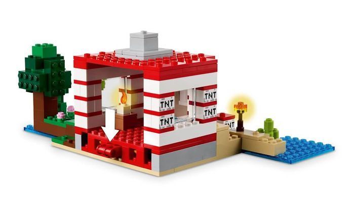 LEGO Minecraft Будинок з вибухівки в джунглях 287 деталей (21275) &ndash; фото товару LEGO з категорії LEGO Minecraft. Оригінал, доставка по Україні