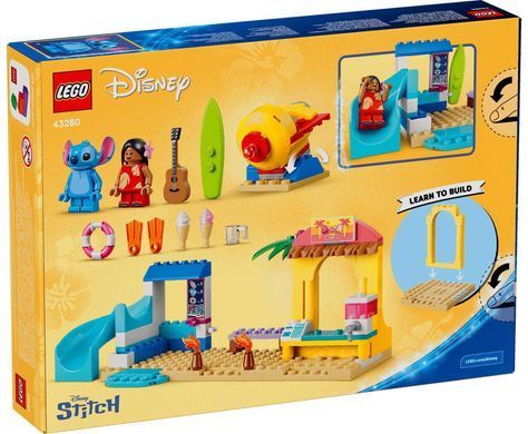 LEGO Disney Веселощі на пляжі з Ліло і Стічем (43280) &ndash; фото товару LEGO з категорії LEGO Disney. Оригінал, доставка по Україні