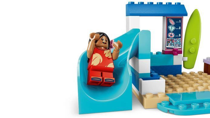 LEGO Disney Веселощі на пляжі з Ліло і Стічем (43280) &ndash; фото товару LEGO з категорії LEGO Disney. Оригінал, доставка по Україні