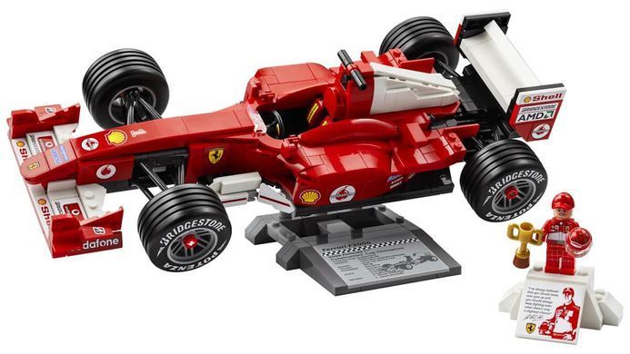 LEGO Icons Ferrari F2004 та Michael Schumacher 735 деталей (11375) &ndash; фото товару LEGO з категорії LEGO Icons. Оригінал, доставка по Україні