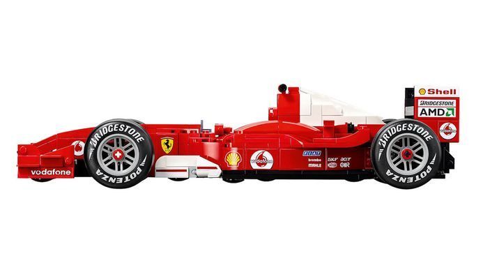 LEGO Icons Ferrari F2004 та Michael Schumacher 735 деталей (11375) &ndash; фото товару LEGO з категорії LEGO Icons. Оригінал, доставка по Україні