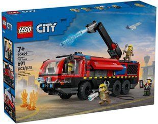 LEGO City Пожежна вантажівка в аеропорту 691 деталь (60499) &ndash; фото товару LEGO з категорії LEGO City. Оригінал, доставка по Україні