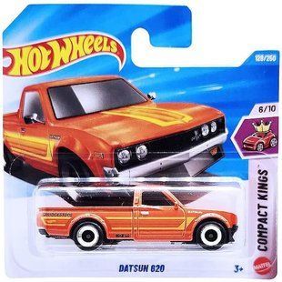 Базова машинка Hot Wheels Datsun 620 Compact Kings 1:64 JPJ80 &ndash; фото товару Hot Wheels з категорії Машинки Хот Вілс - Hot Wheels . Оригінал, доставка по Україні