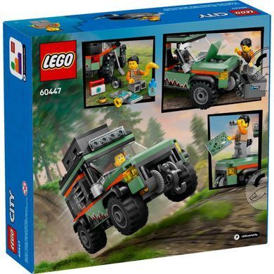 LEGO City Позашляхова гірська вантажівка 4x4 221 деталь (60447) &ndash; фото товару LEGO з категорії LEGO City. Оригінал, доставка по Україні