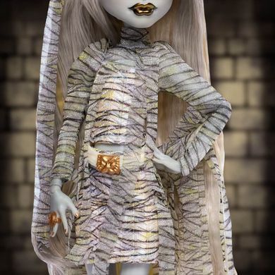 Лялька Monster High x Universal Monsters The Mummy &mdash; Мумія Mattel (JKM51) &ndash; фото товару Monster High з категорії Ляльки Monster High (Монстер Хай). Оригінал, доставка по Україні