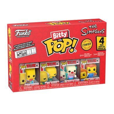 Набір ігрових фігурок Bitty POP! Сімпсони - Барт (4 фігурки в ас.) (85707) &ndash; фото товару Funko з категорії Фігурки Funko Pop. Оригінал, доставка по Україні