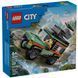 LEGO City Позашляхова гірська вантажівка 4x4 60447 &mdash; набір із зеленою вантажівкою, фігуркою шукача пригод і спорядженням для мандрів