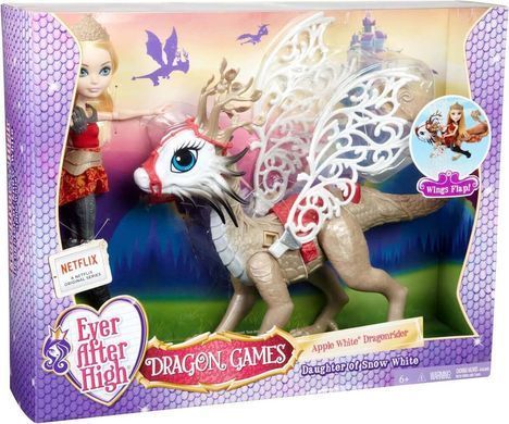 Игровой набор Ever After High Dragon Games Apple White &mdash; Игры Драконов Эппл и Дракон (DKM76) &ndash; фото товара Ever After High из категории Куклы Ever After High (Эвер Афтер Хай). Оригинал, доставка по Украине