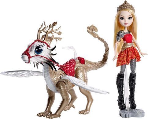 Игровой набор Ever After High Dragon Games Apple White &mdash; Игры Драконов Эппл и Дракон (DKM76) &ndash; фото товара Ever After High из категории Куклы Ever After High (Эвер Афтер Хай). Оригинал, доставка по Украине