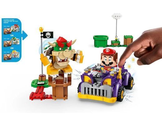 LEGO Super Mario Маслкар Боузера. Додатковий набір 458 деталей (71431) &ndash; фото товару LEGO з категорії LEGO Super Mario. Оригінал, доставка по Україні