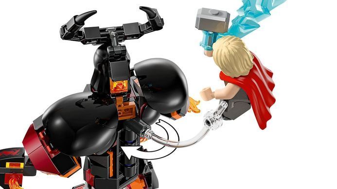 LEGO Marvel Тор против сборной фигурки Суртура 245 деталей (76289) &ndash; фото товара LEGO из категории LEGO Marvel Super Heroes. Оригинал, доставка по Украине
