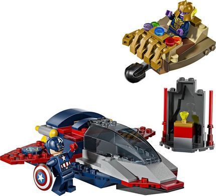 LEGO Super Heroes Marvel Капітан Америка проти Таноса 107 деталей (76319) &ndash; фото товару LEGO з категорії LEGO Marvel Super Heroes. Оригінал, доставка по Україні