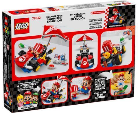 LEGO Super Mario Mario Kart&trade; &ndash; Standard Kart (72032) &ndash; фото товару LEGO з категорії LEGO Super Mario. Оригінал, доставка по Україні