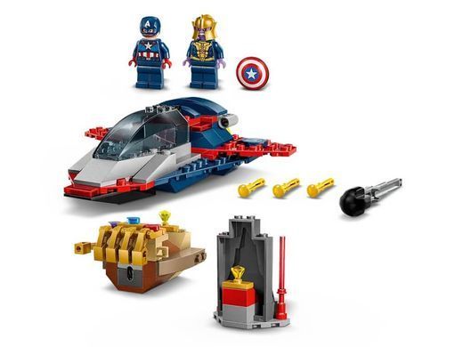 LEGO Super Heroes Marvel Капітан Америка проти Таноса 107 деталей (76319) &ndash; фото товару LEGO з категорії LEGO Marvel Super Heroes. Оригінал, доставка по Україні
