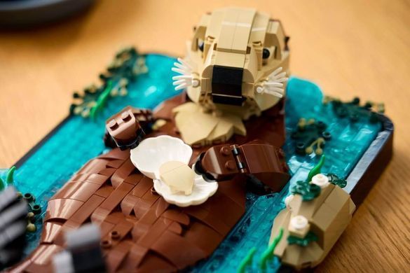 LEGO Ideas Пливучі морські видри 1234 деталі (21366) &ndash; фото товару LEGO з категорії LEGO Ideas. Оригінал, доставка по Україні